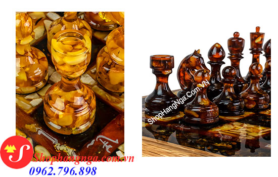 bàn cờ hổ phách của nga