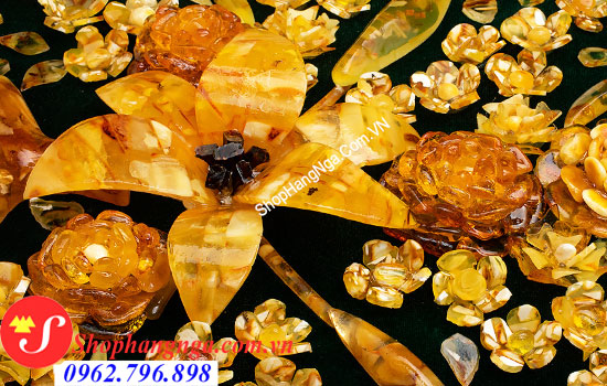 tranh hổ phách nga nổi 3d