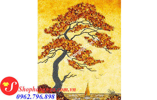 tranh hổ phách Nga