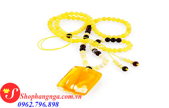 vòng cổ hổ phách của nga cho người lớn