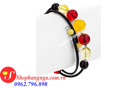 vòng tay hổ phách nga