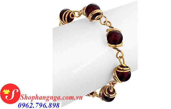 vòng tay hổ phách nga cho nữ