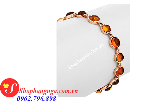 vòng tay hổ phách nga