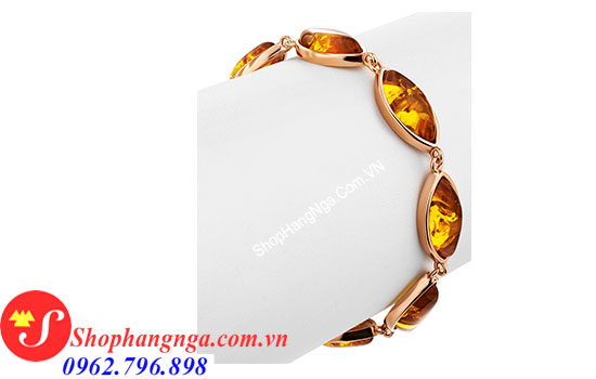 vòng tay hổ phách nga