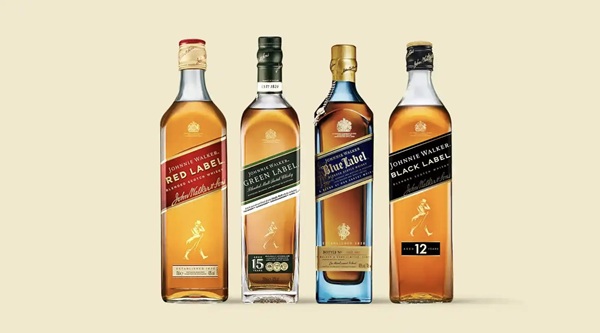 Johnnie Walker – Dải màu sắc tượng trưng cho hương vị