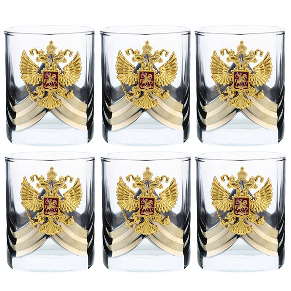 Bộ 6 ly uống rượu Vodka Shot bằng thủy tinh của Nga