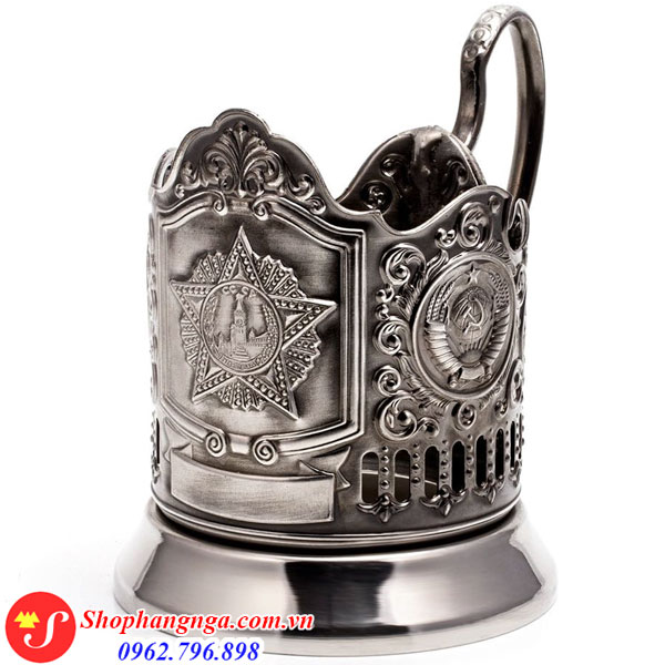 Giá đỡ ly trà bằng kim loại của Nga