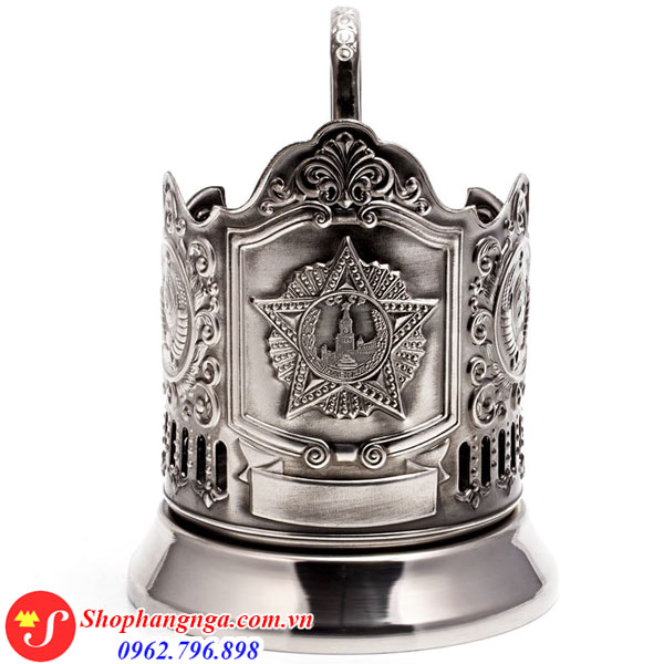 Giá đỡ ly trà bằng kim loại của Nga