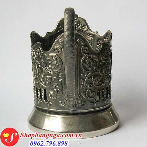 Ly đựng cốc trà cổ điển của Nga