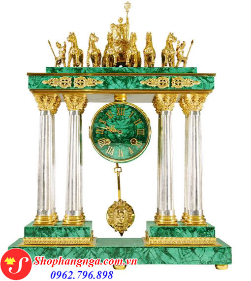 Đồng hồ đá malachite Nữ Thần Nike