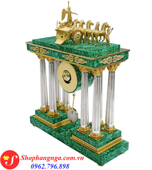 Đồng hồ đá malachite Nữ Thần Nike