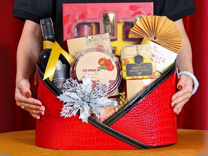 cách làm giỏ quà Tết