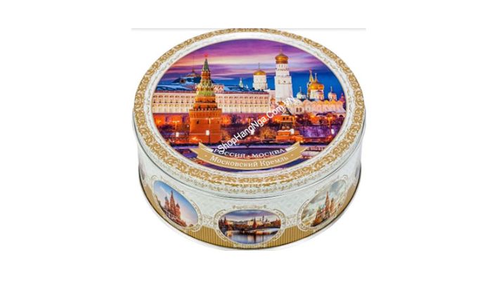 Bánh quy hộp sắt hình cung điện Nga