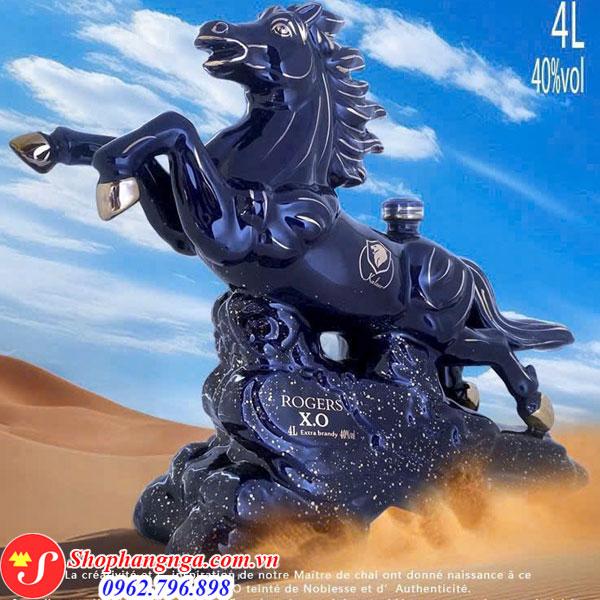 Rượu Con Ngựa Rogers XO Chai Lớn 4L Nội Địa Trung