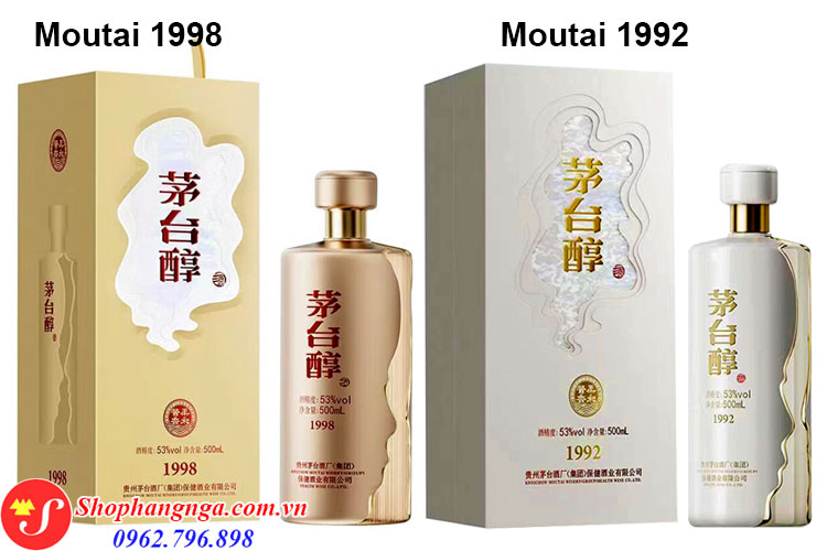 So sánh rượu mao đài 1992 và 1998