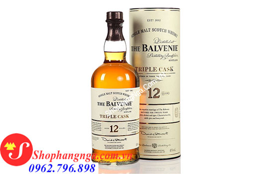 Rượu The Balvenie 12 Triple Cask