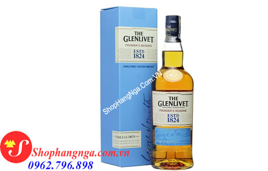 Rượu The Glenlivet 1824 Founder's Reserve Xanh 