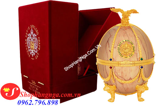Rượu trứng Nga màu vàng ngọc trai 