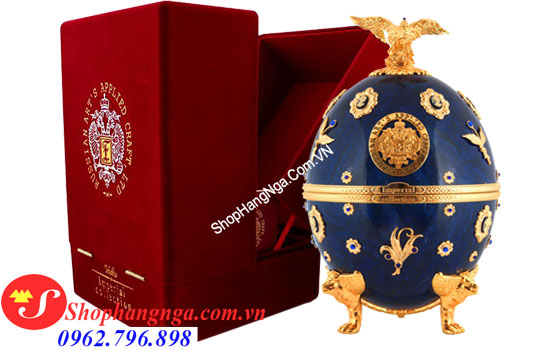 Rượu trứng Nga màu xanh tím than
