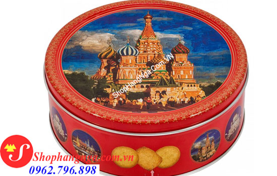 bánh quy hộp sắt Nga