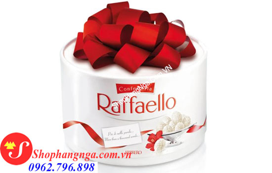 Kẹo Raffaello Nga Hộp Tròn Nơ 200Gr
