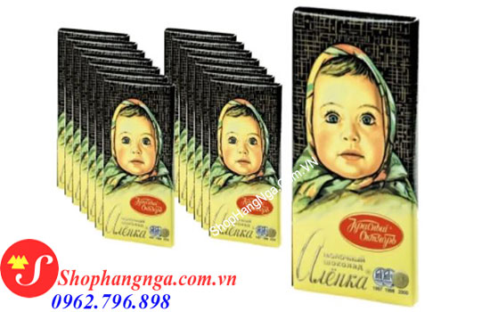 Kẹo socola thanh Alenka hình em bé