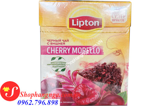 Trà lipton Nga hương vị cherry