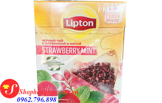Trà lipton Nga hương vị dâu tây