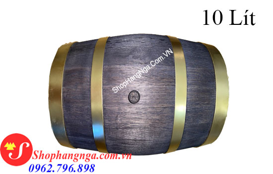 Thùng rượu gỗ sồi đỏ cao cấp 10 lít của Nga