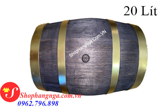 Thùng rượu gỗ sồi đỏ cao cấp 20 lít của Nga