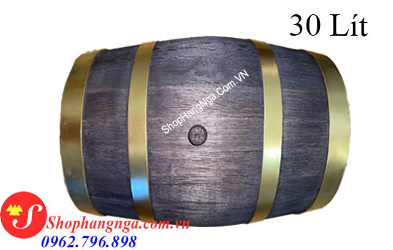 Thùng rượu gỗ sồi đỏ cao cấp 30 lít của Nga