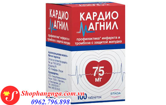 Viên uống Cardiomagnet của Nga phòng chống đột quỵ