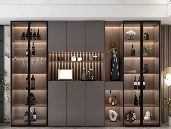 Nguyên tắc trong cách đặt tủ rượu hợp phong thủy