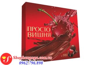 Kẹo Rượu Cherry Nga Hộp 190G Chính Hãng Giá Rẻ