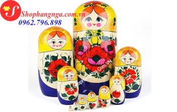 Búp Bê Matryoshka Nga 10 Con Số 19 Truyền Thống