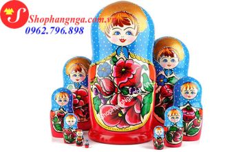 Búp Bê Matryoshka Nga 10 Con Số 20 Truyền Thống