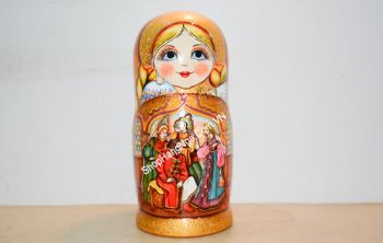 Búp Bê Nga Matryoshka Bộ 20 Con Mẫu 1 Nhân Vật Cổ Tích