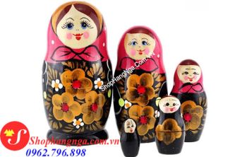 Búp Bê Matryoshka 5 Con Số 22 Truyền Thống Của Nga