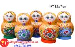 Búp Bê Nga Bộ 5 Con Nhỏ Hình Bầu Dục, Giá Rẻ