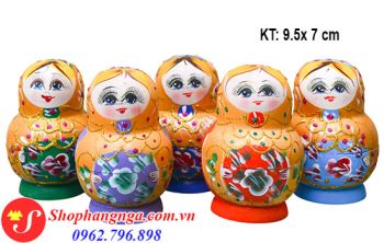 Búp Bê Nga Bộ 5 Con Nhỏ Hình Bầu Dục, Giá Rẻ