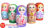 Búp Bê Nga Bộ 5 Con Size Nhỏ, Giá Rẻ