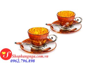 Bộ Chén Hổ Phách 2 Chiếc Tuyệt Đẹp Của Nga Giá Rẻ
