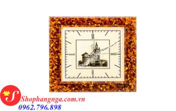 Đồng Hồ Hổ Phách Treo Tường Hình Vuông Của Nga, Giá Rẻ