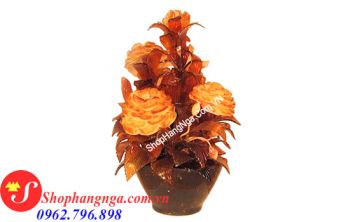 Cây Hoa Hồng Bằng Hổ Phách Tuyệt Đẹp Của Nga