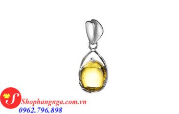 Mặt Dây Chuyền Hổ Phách Tinh Tế Selena Mẫu 1 Của Nga