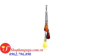 Mặt Dây Chuyền Hổ Phách Casablanca Mẫu 7 Của Nga