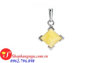 Mặt Dây Chuyền Hổ Phách Cho Nam Artemis Mẫu 8 Của Nga