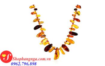 Vòng Cổ Hổ Phách Sang Trọng Nhiều Màu Mẫu 3 Của Nga