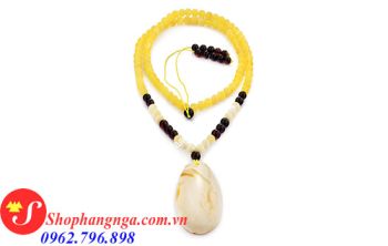 Vòng Cổ Hổ Phách Trang Nhã Laura Mẫu 8 Của Nga