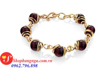 Vòng Tay Hổ Phách Nga Cho Nữ Mẫu 5 Valencia Tuyệt Đẹp